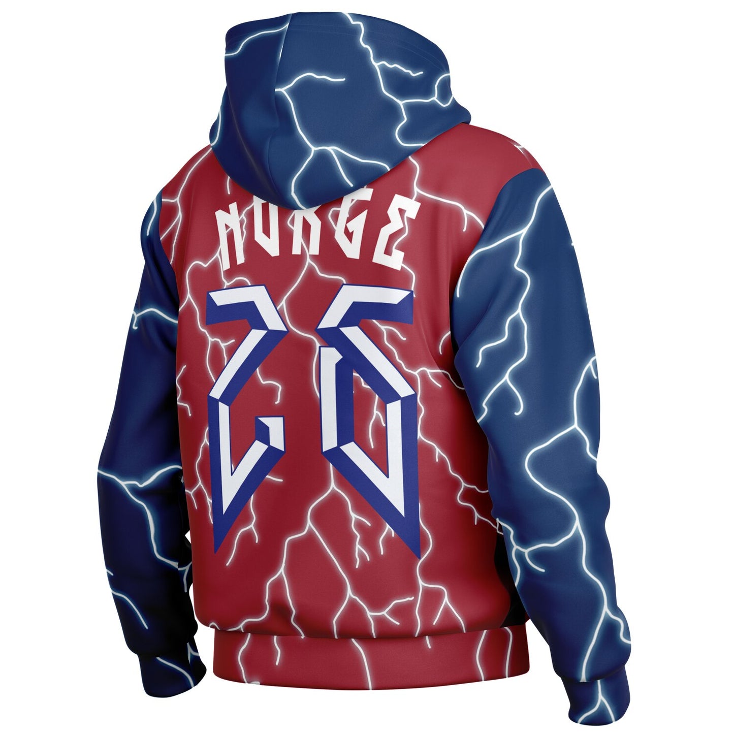 Hooded Baseball Jacket supporter Norge VM 2026