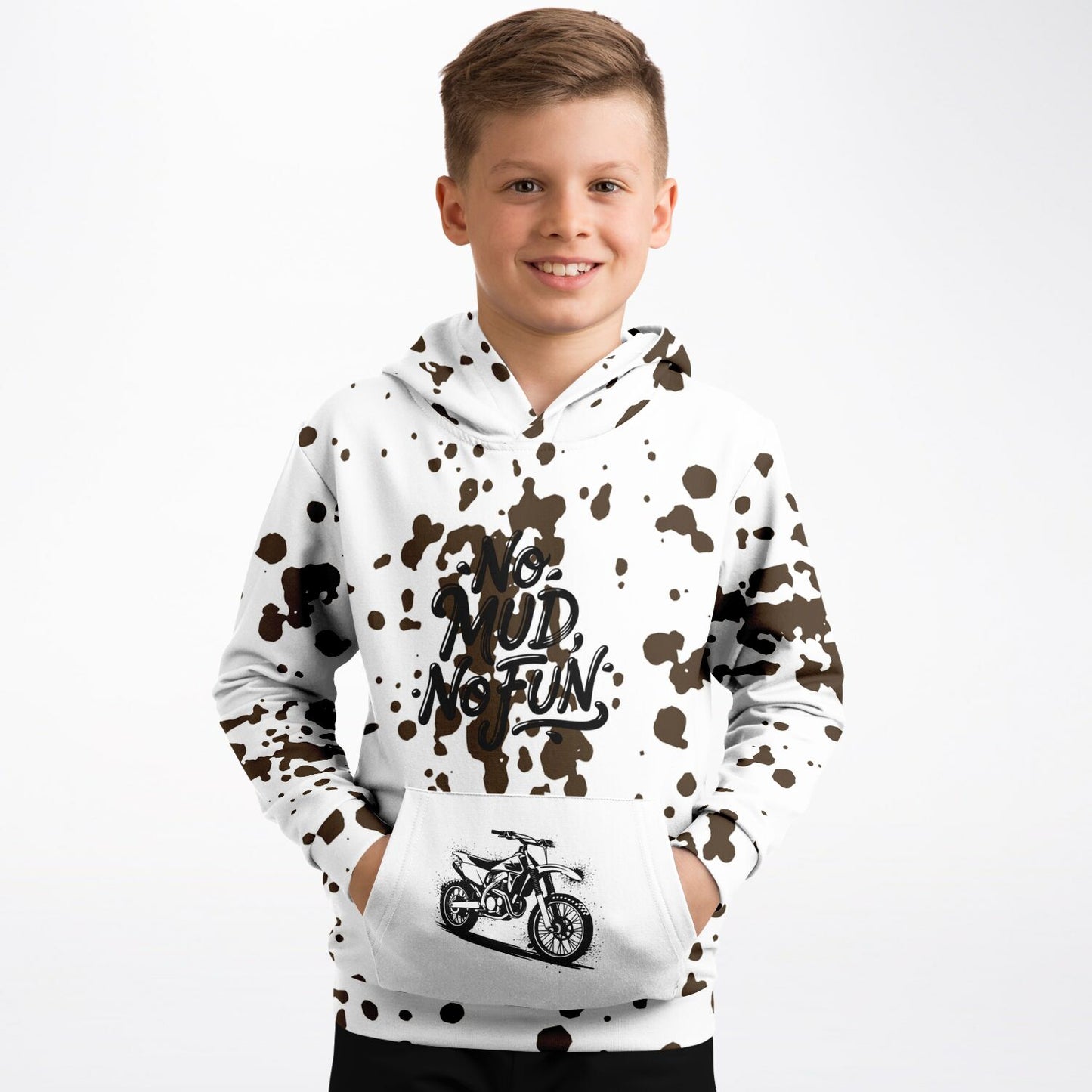 No Mud No Fun Hettegenser Barn