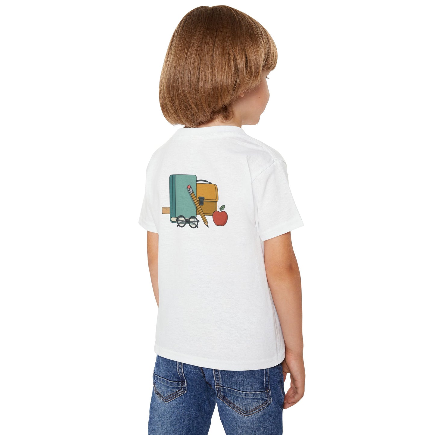 Endelig 1. klasse T‑skjorte med eget navn