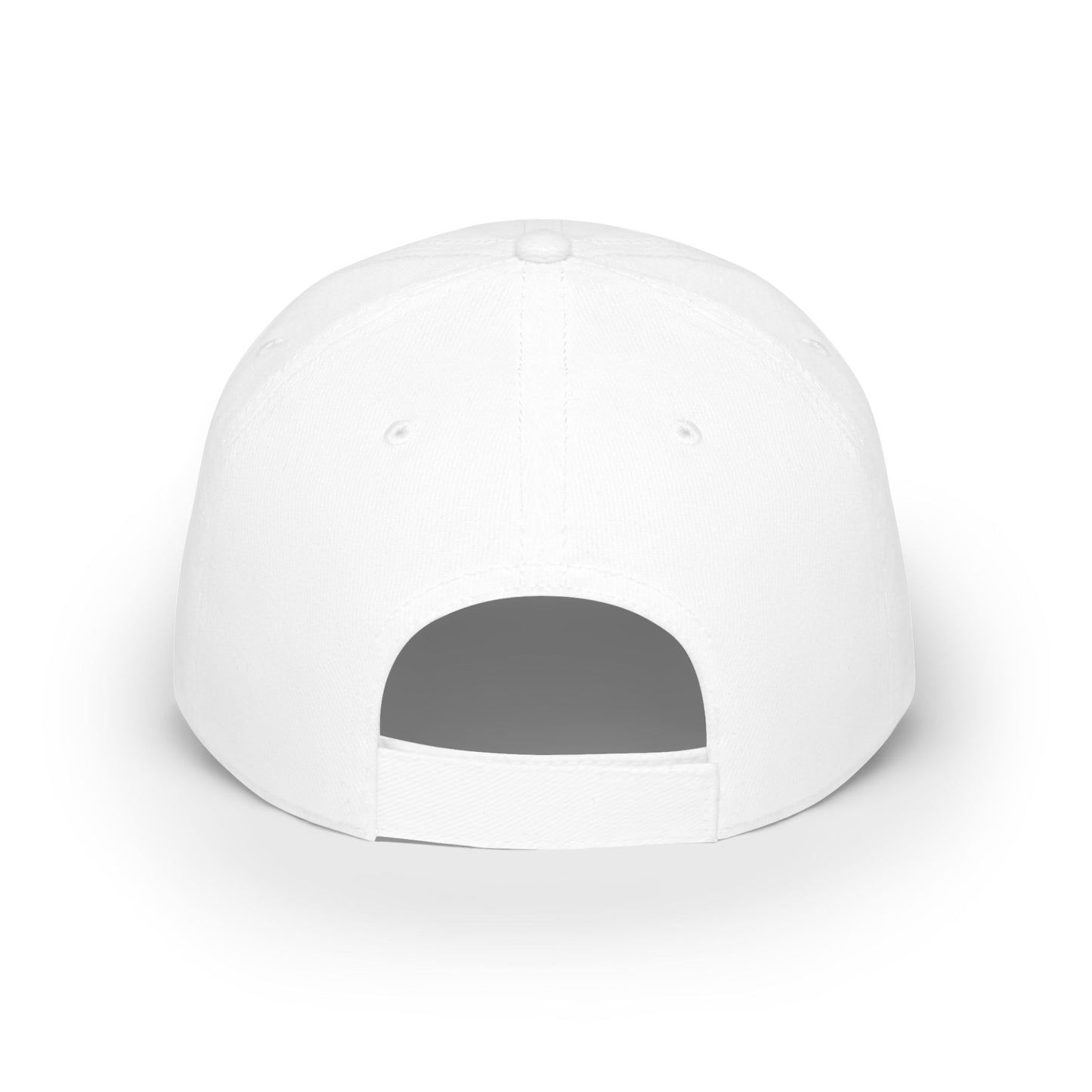 Low Profile Baseball Cap with Minimalist Ink Splatter Design