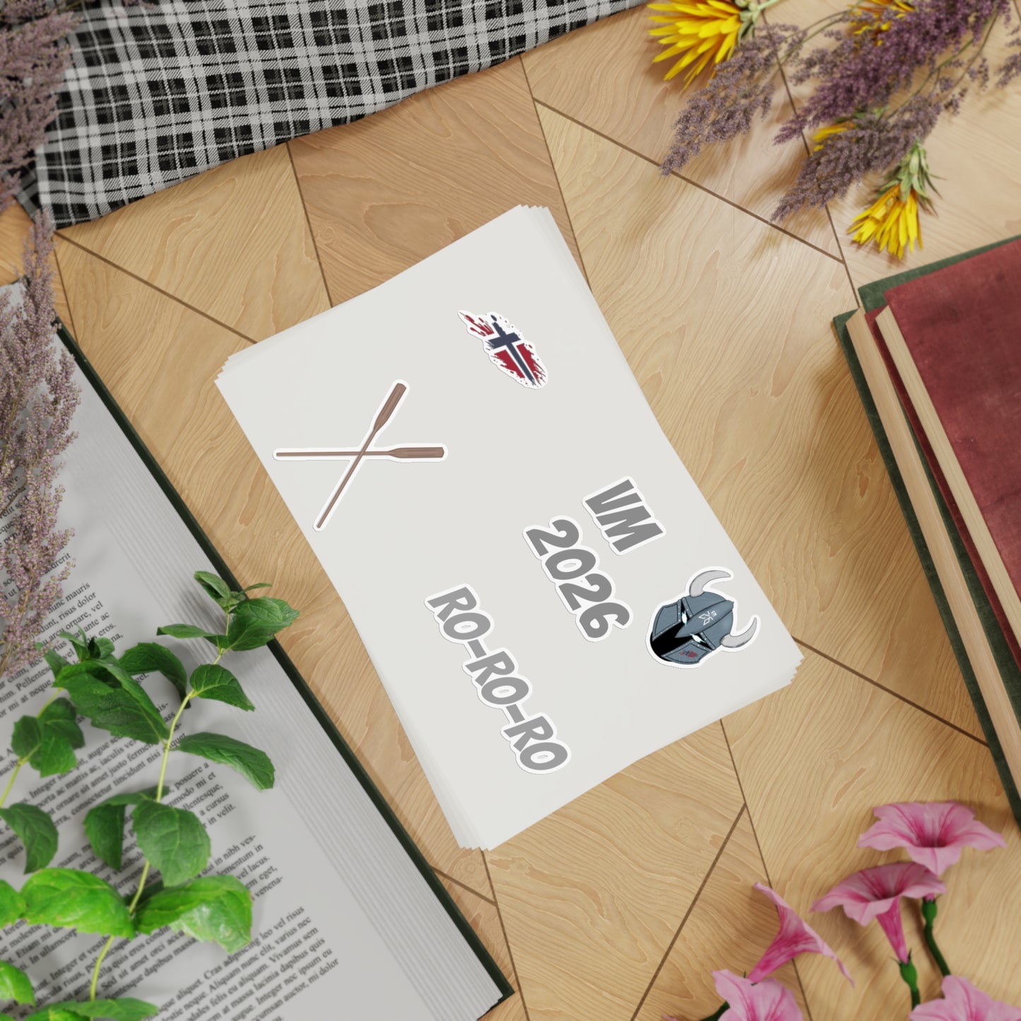 Norway VM 2026 Sticker Pack | Viking Supporter Klistremerker