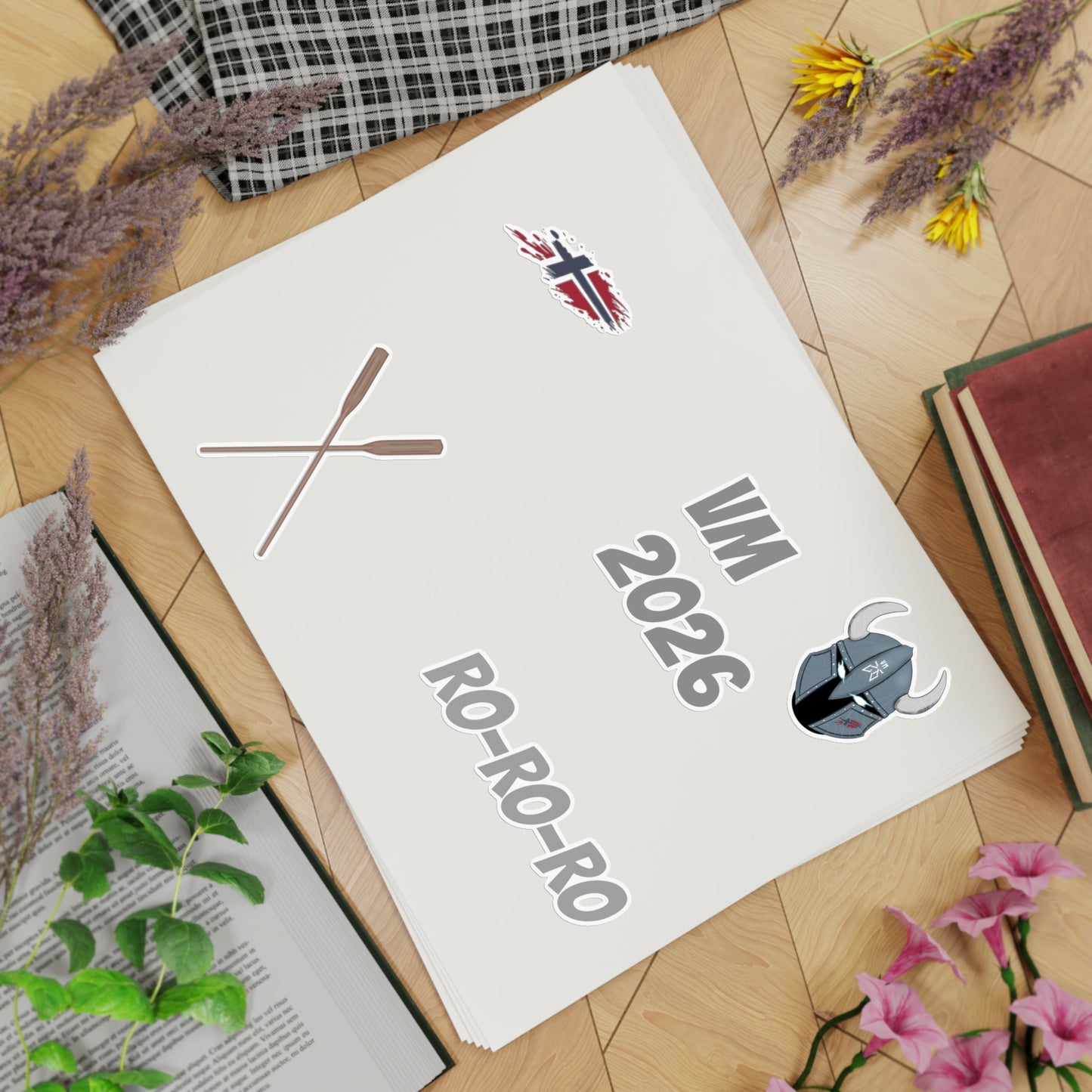 Norway VM 2026 Sticker Pack | Viking Supporter Klistremerker