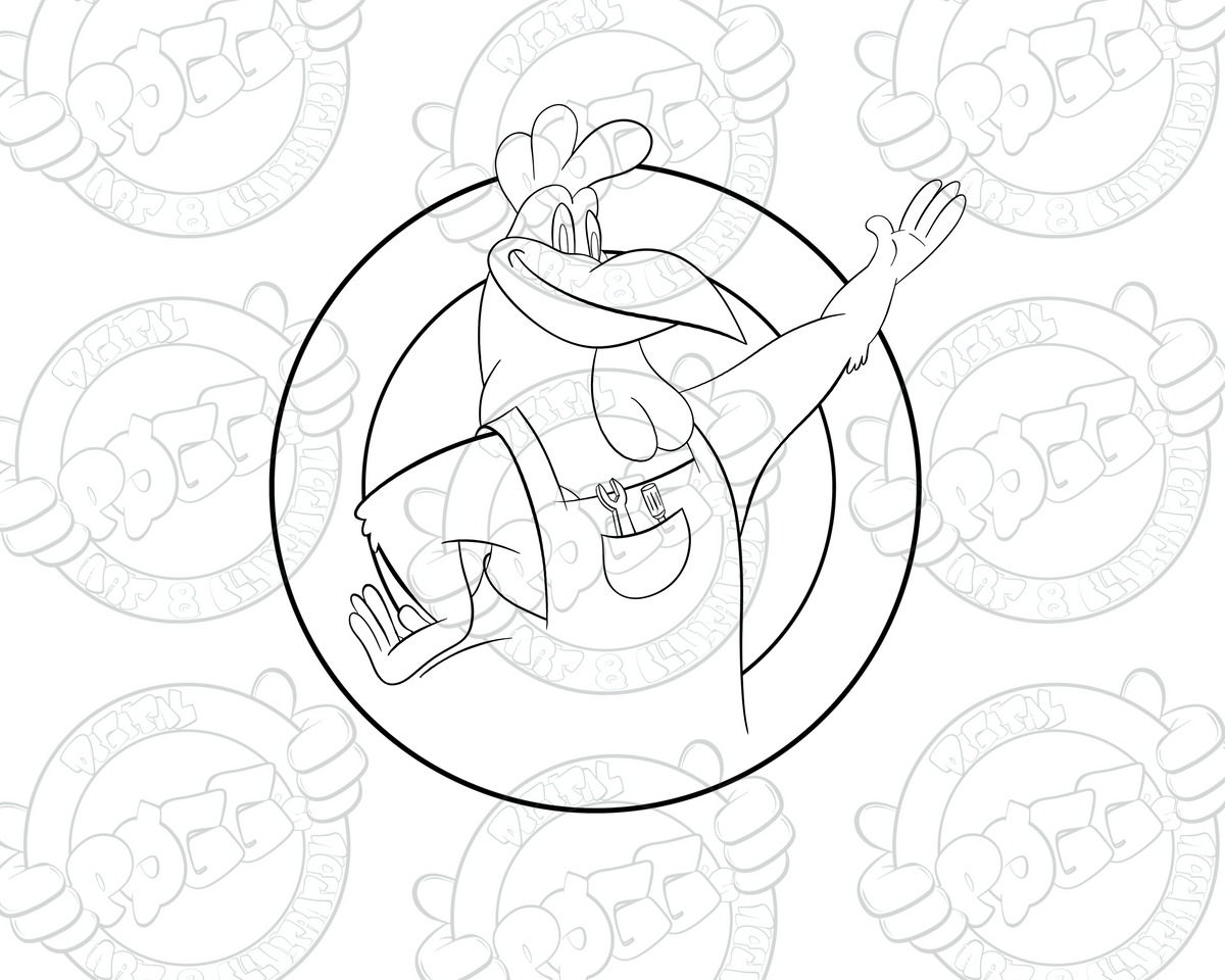 Enkel logo, tegnet for hånd