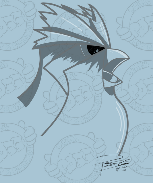 Enkel logo, tegnet for hånd