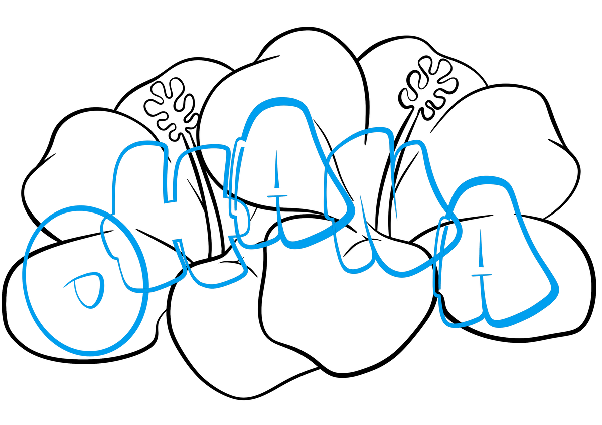 Enkel logo, tegnet for hånd